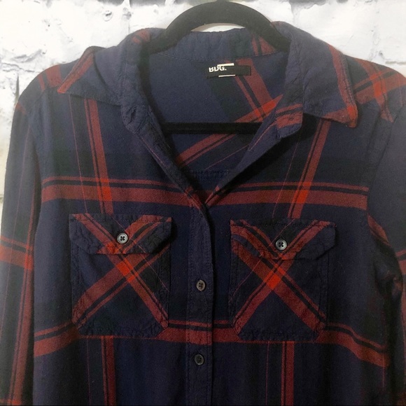 BDG | Red and Blue Flannel - Picture 2 of 6